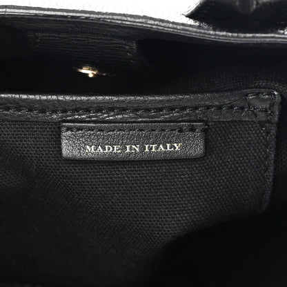 Burberry Derby Calfskin House Check Baby Banner Tote Black 7 of 19