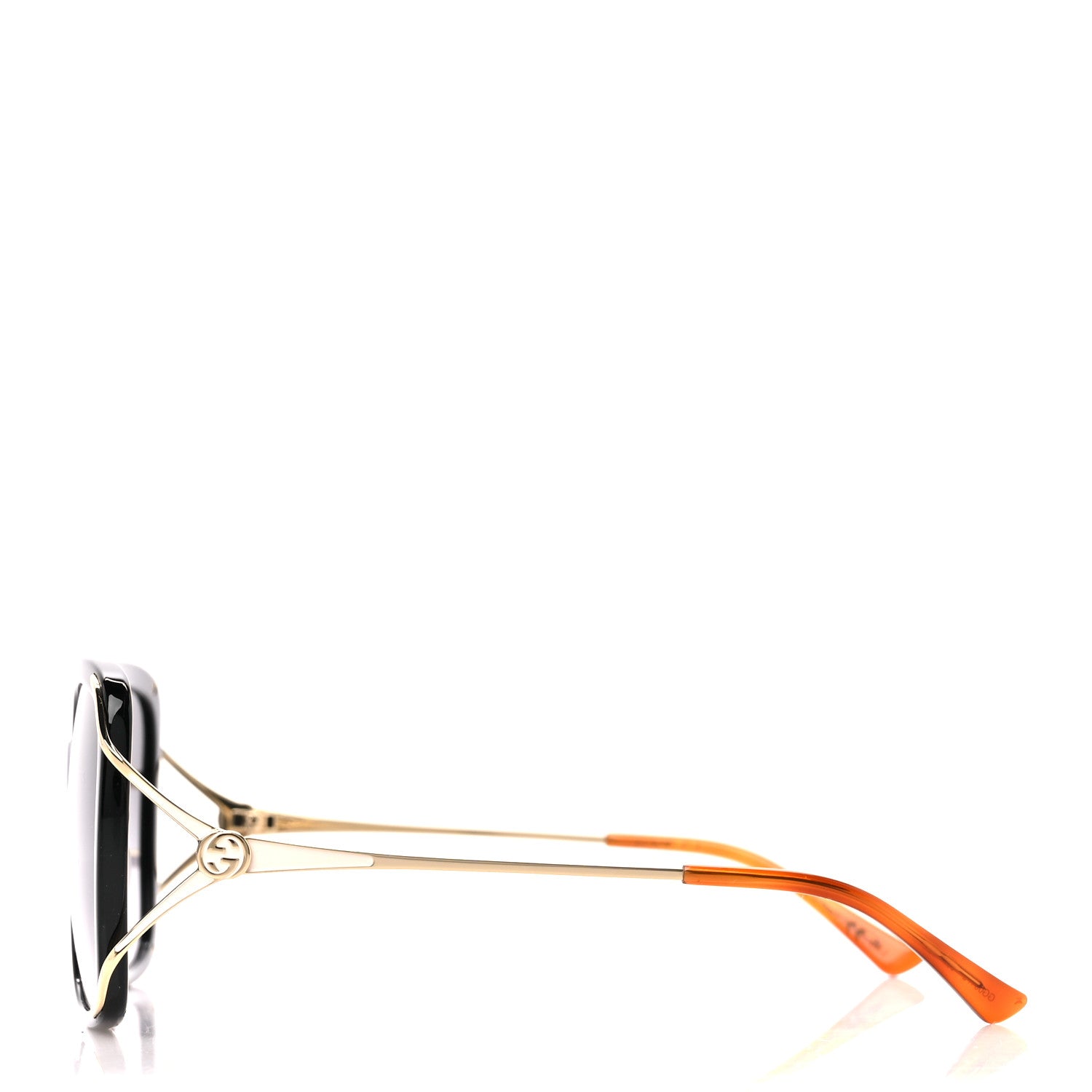 Gucci Acetate Butterfly Sunglasses GG0647S Black White 3 of 8