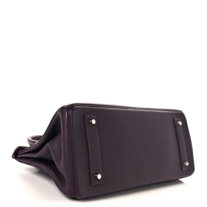 Hermes Togo JPG Shoulder Birkin II 42 Cassis 4 of 13