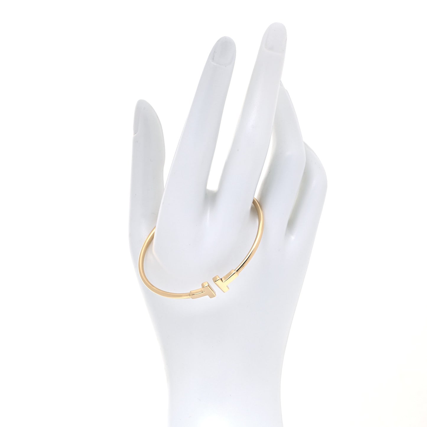 18K Yellow Gold T Wire Bracelet