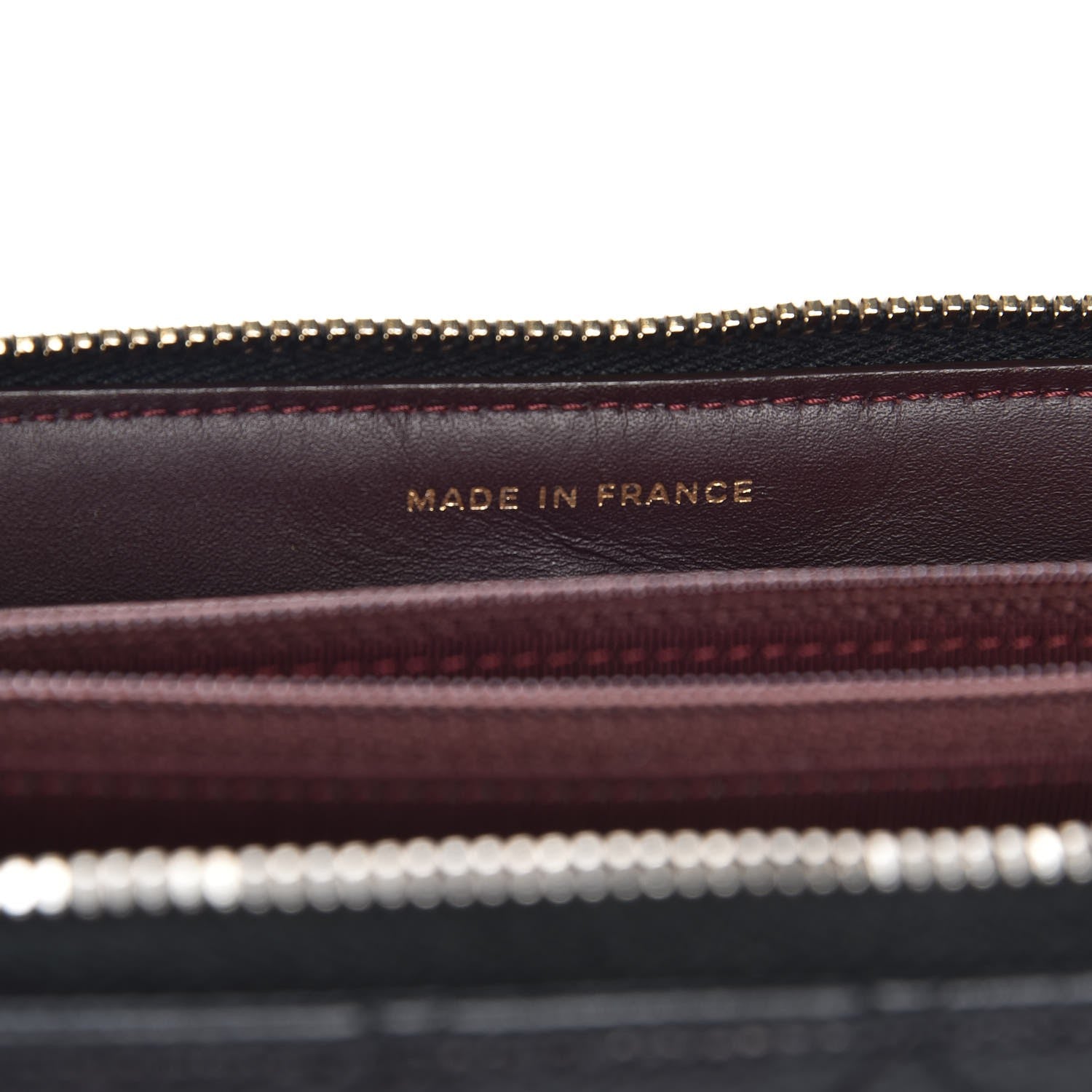 Chanel Caviar Quilted Large Gusset Zip Around Wallet Black 7 of 9
