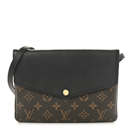 Louis Vuitton Monogram Twice Pochette Black 1 of 11
