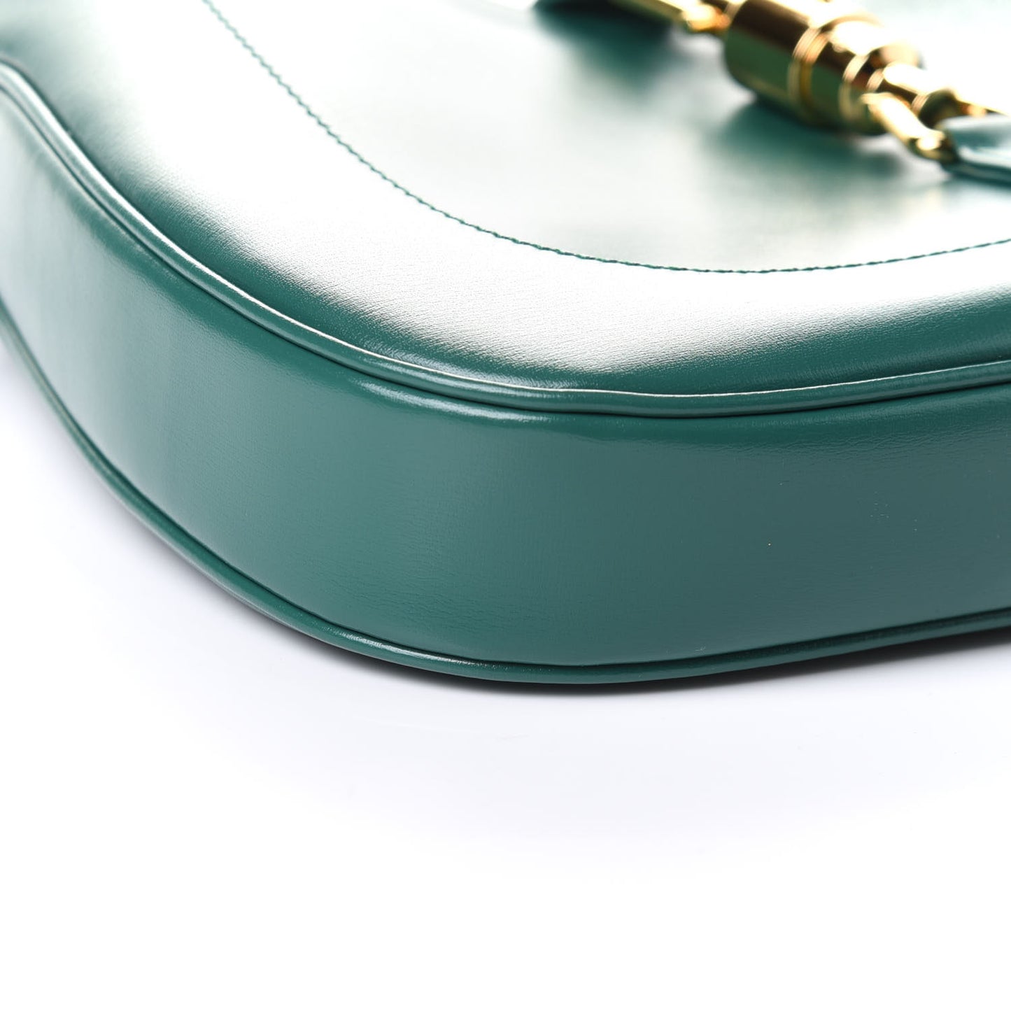 Boarded Dyana Lux Calfskin Small Jackie 1961 Hobo Emerald
