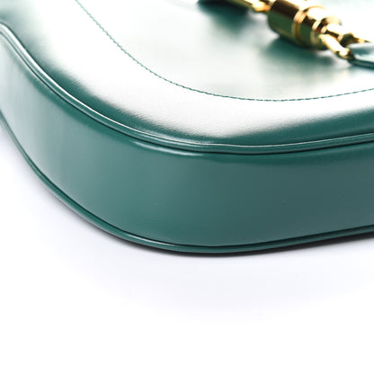 Gucci Boarded Dyana Lux Calfskin Small Jackie 1961 Hobo Emerald 9 of 11