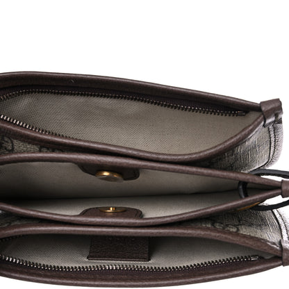 Gucci GG Supreme Monogram Web Ophidia Crossbody Beige New Acero 5 of 10