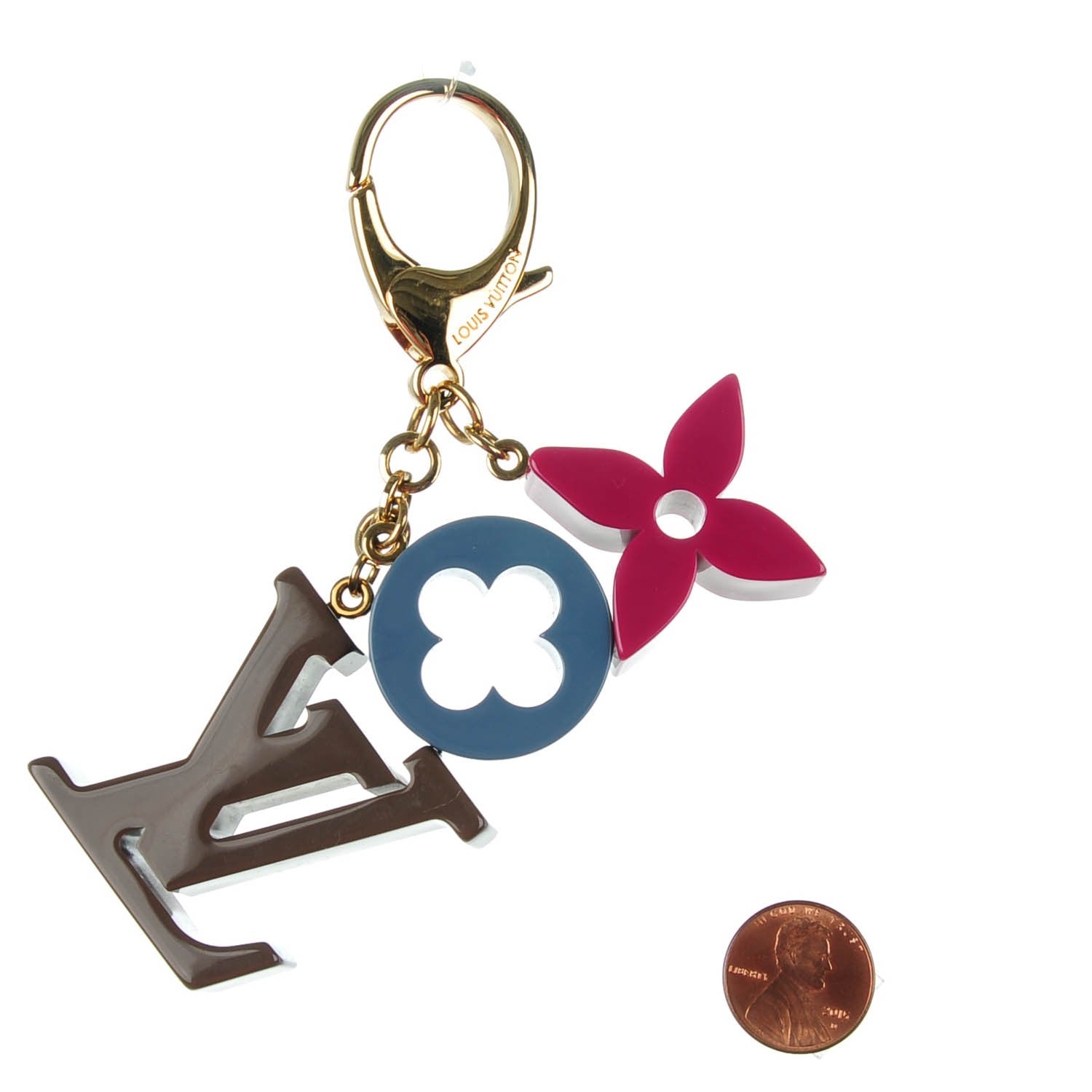 Louis Vuitton Resin Playtime Bag Charm Marron 2 of 5