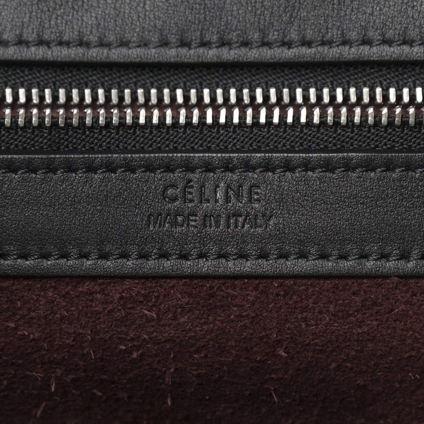 Smooth Calfskin Small Coulisse Cabas Black