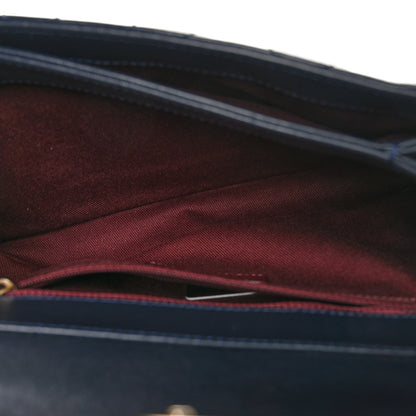 Chanel Lambskin Quilted Medium Perfect Edge Flap Navy 5 of 11