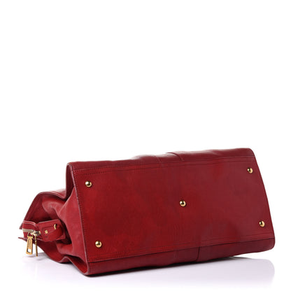 Saint Laurent Sheepskin Large Cabas ChYc Red 3 of 12