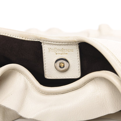 Saint Laurent Chevre Ruffle Saint Tropez White 6 of 14