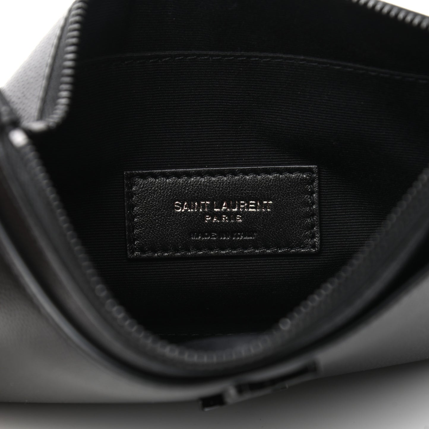 Grain De Poudre Monogram Bill Pouch Black