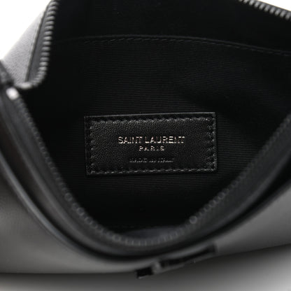 Saint Laurent Grain De Poudre Monogram Bill Pouch Black 6 of 7