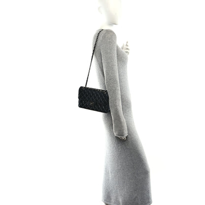 Chanel Iridescent Caviar Quilted Small Double Flap Black 2 of 10