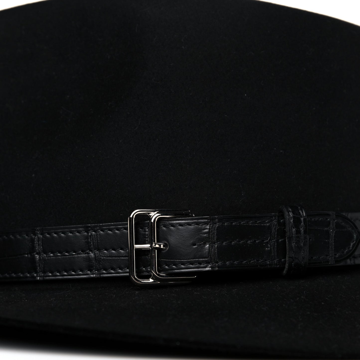 Felt Alligator Mens Barnabe Hat 57 Black