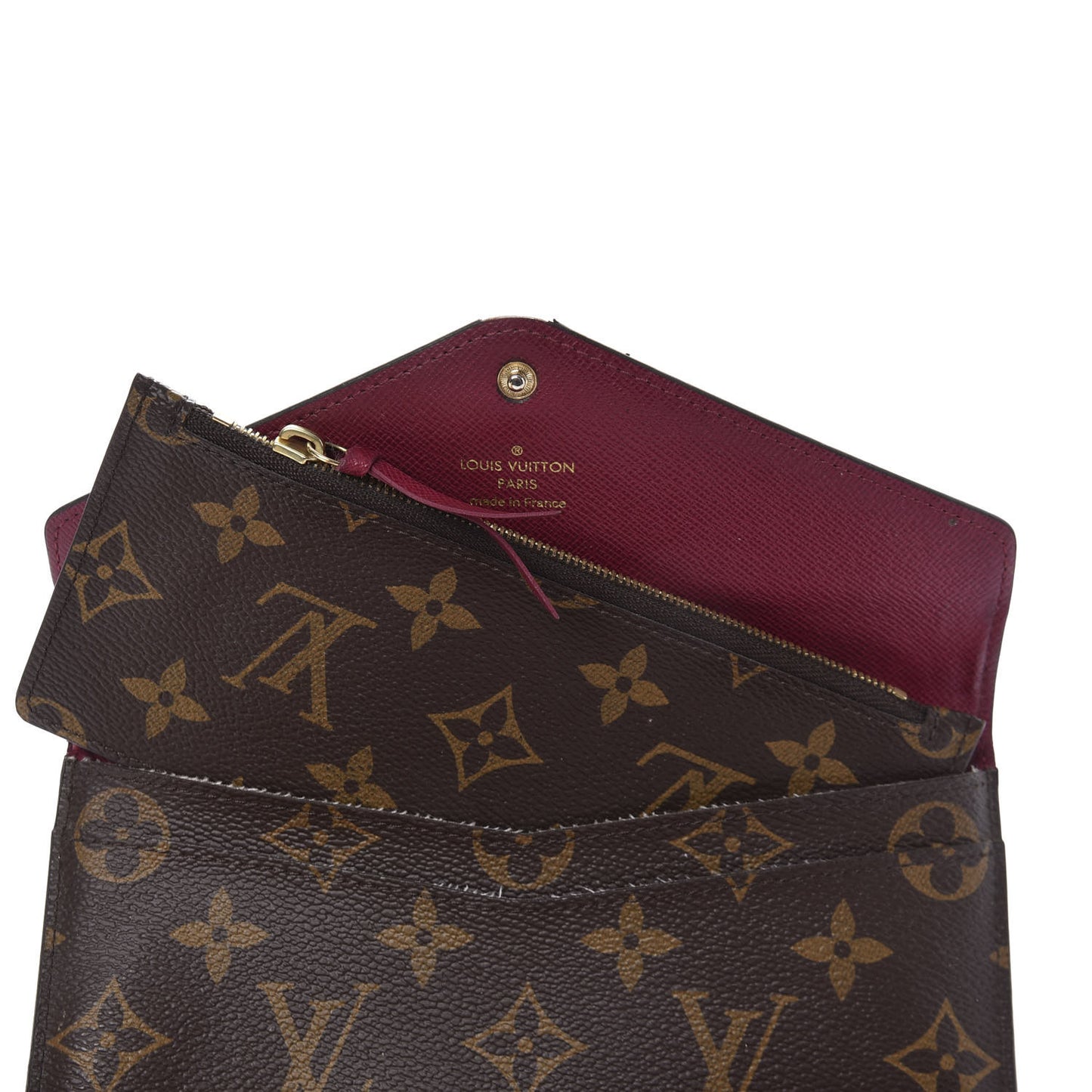 Monogram Josephine Wallet Fuchsia