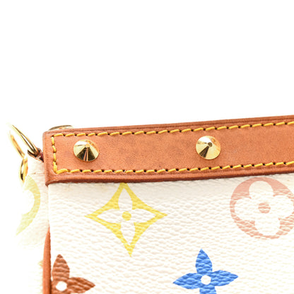Louis Vuitton Monogram Multicolor Pochette Accessories White 10 of 11