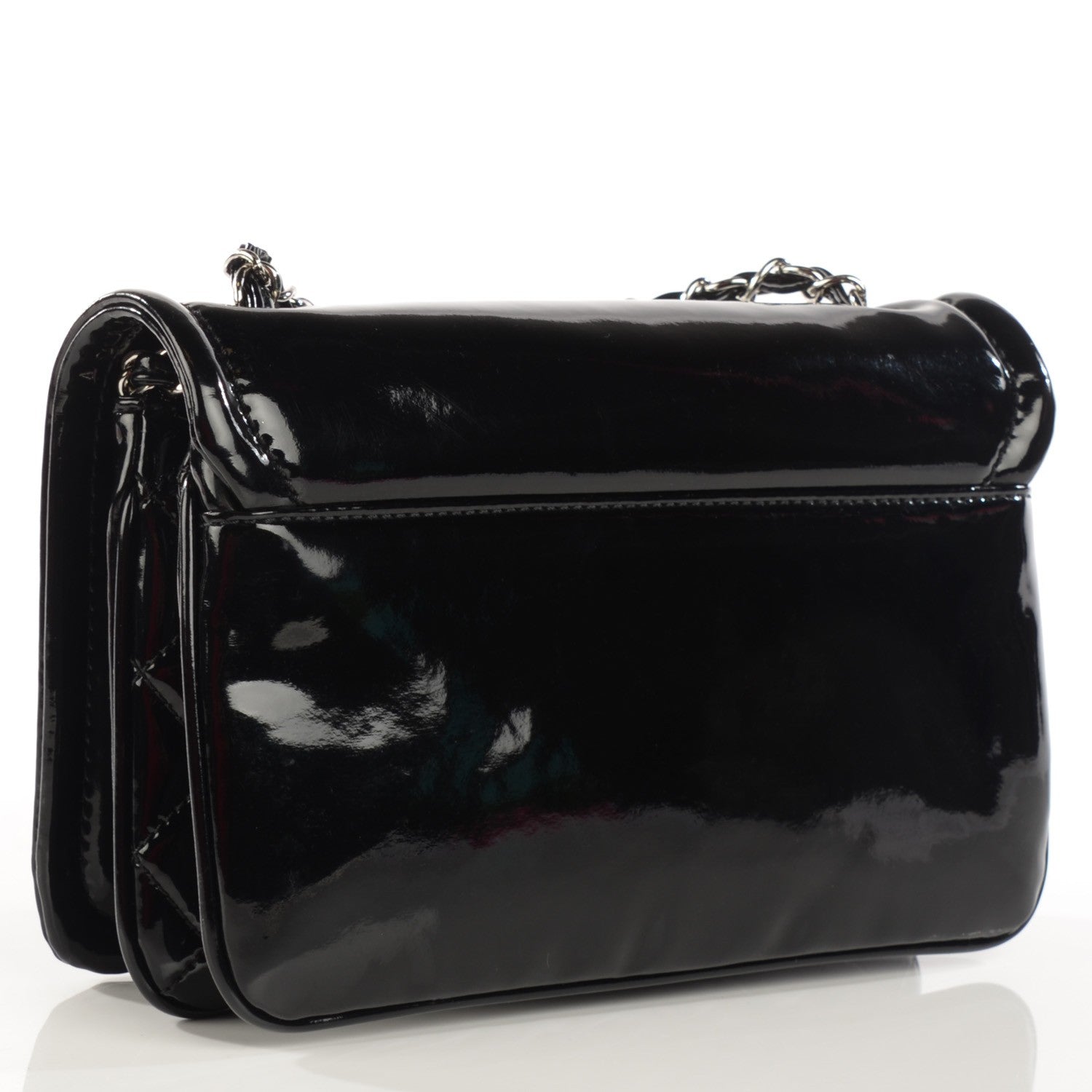 Chanel Vinyl Small Lipstick Flap Black 3 of 7