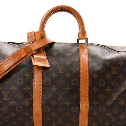 Louis Vuitton Monogram Keepall Bandouliere 55 7 of 9