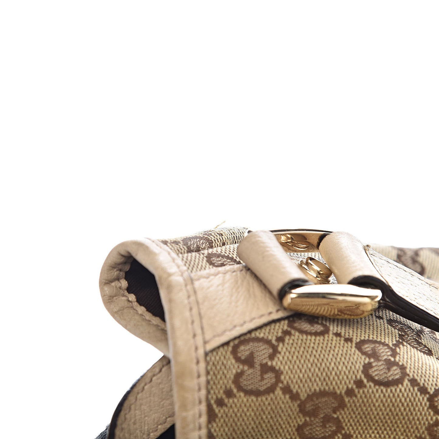 Monogram Medium Abbey Shoulder Bag Off White