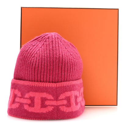 Hermes Cashmere Knit Heaven Beanie S Poupre Rose Extreme 18 of 18