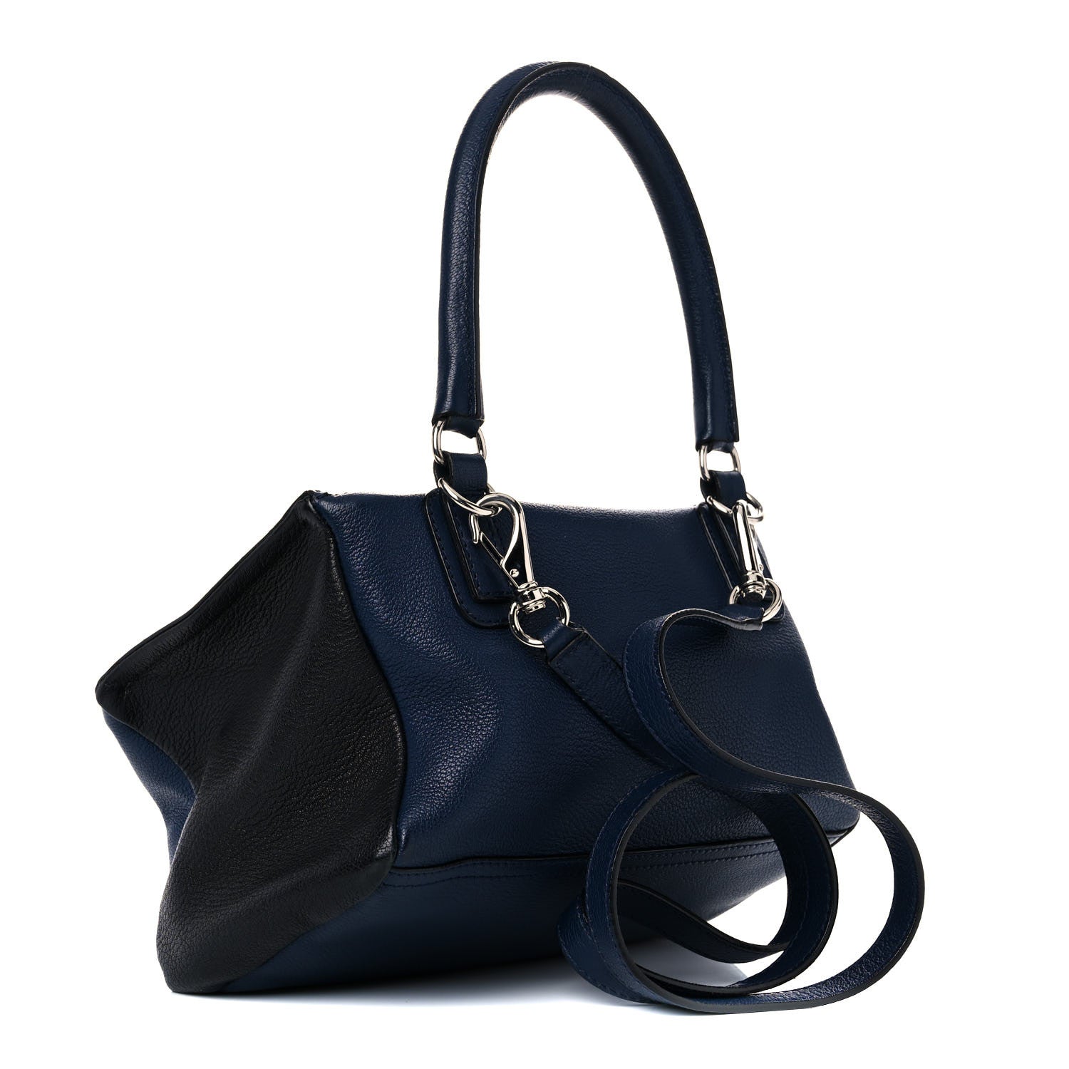 Givenchy Sugar Goatskin Small Pandora Navy Burgundy 3 of 13