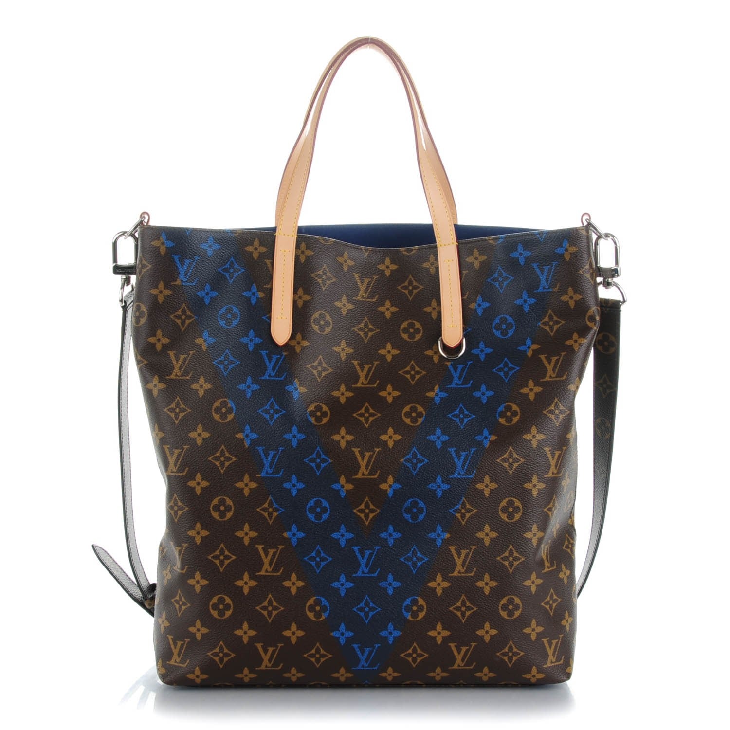 Louis Vuitton Monogram V Cabas Jour Blue 1 of 7
