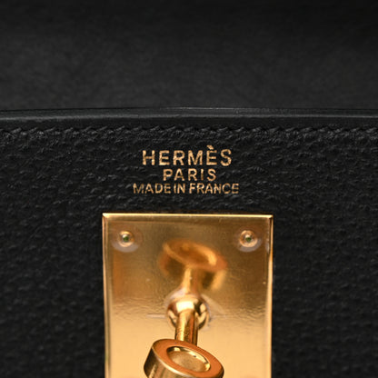 Hermes Togo Kelly Retourne 32 Black 6 of 18