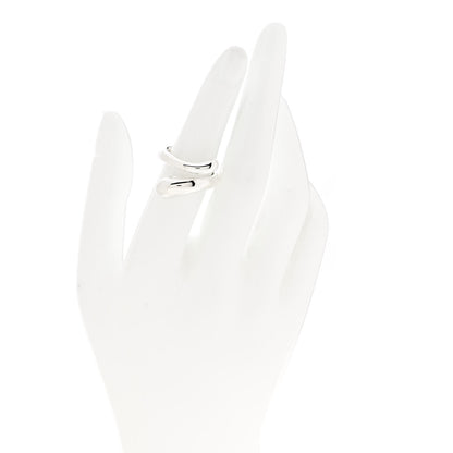 Tiffany Sterling Silver Elsa Peretti Teardrop Ring 51 5.75 2 of 6