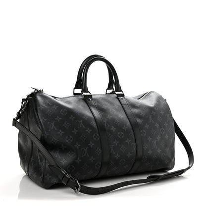 Louis Vuitton Monogram Eclipse Keepall Bandouliere 45 2 of 11