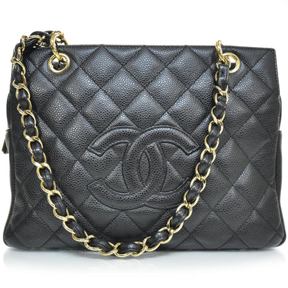 Chanel Caviar Quilted Petit Timeless Tote PTT Black 1 of 11
