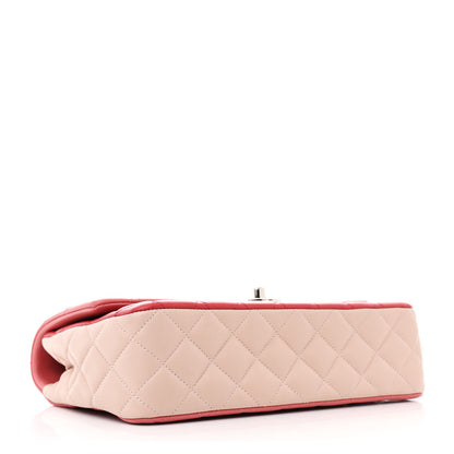 Chanel Lambskin Quilted Tri-Color Medium Valentine Charms Single Flap Pink 4 of 13