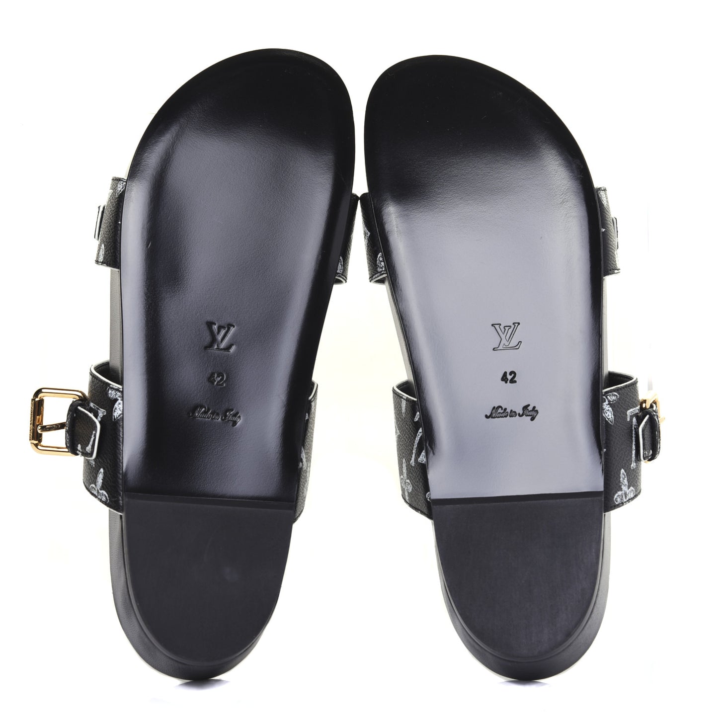 Catogram Bom Dia Flat Mule 42 Black White