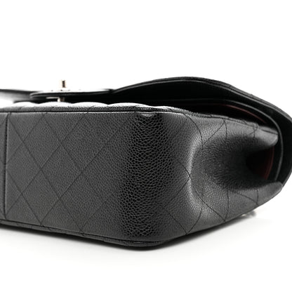 Chanel Caviar Quilted Jumbo Double Flap Black 10 of 10