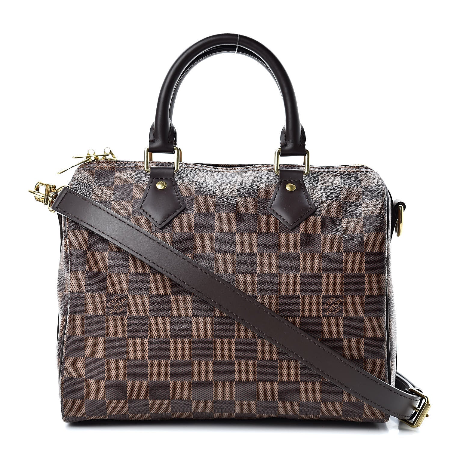 Louis Vuitton Damier Ebene Speedy Bandouliere 25 1 of 10