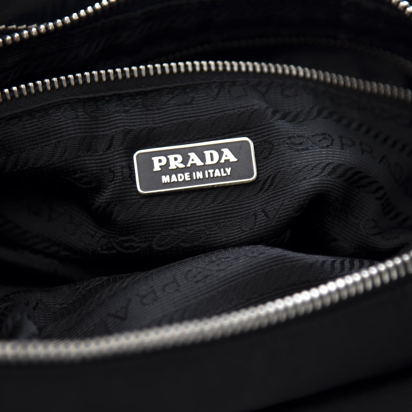 Tessuto Nylon Shoulder Bag Black