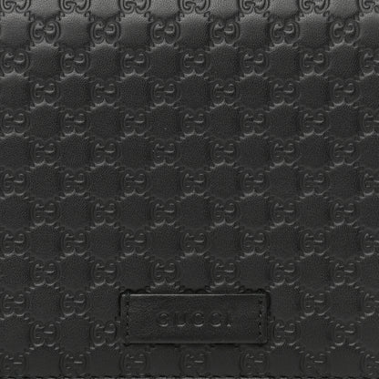 Gucci Microguccissima Crossbody Wallet Black 7 of 9