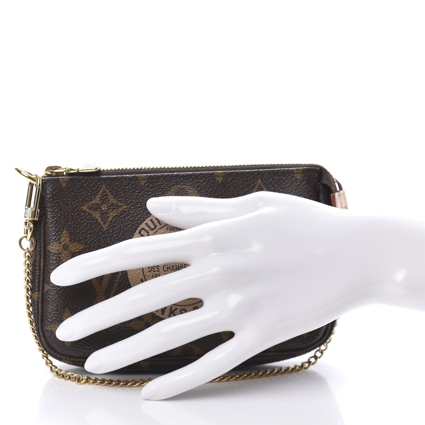 Monogram Complice Trunks and Bags Mini Pochette Accessories Beige