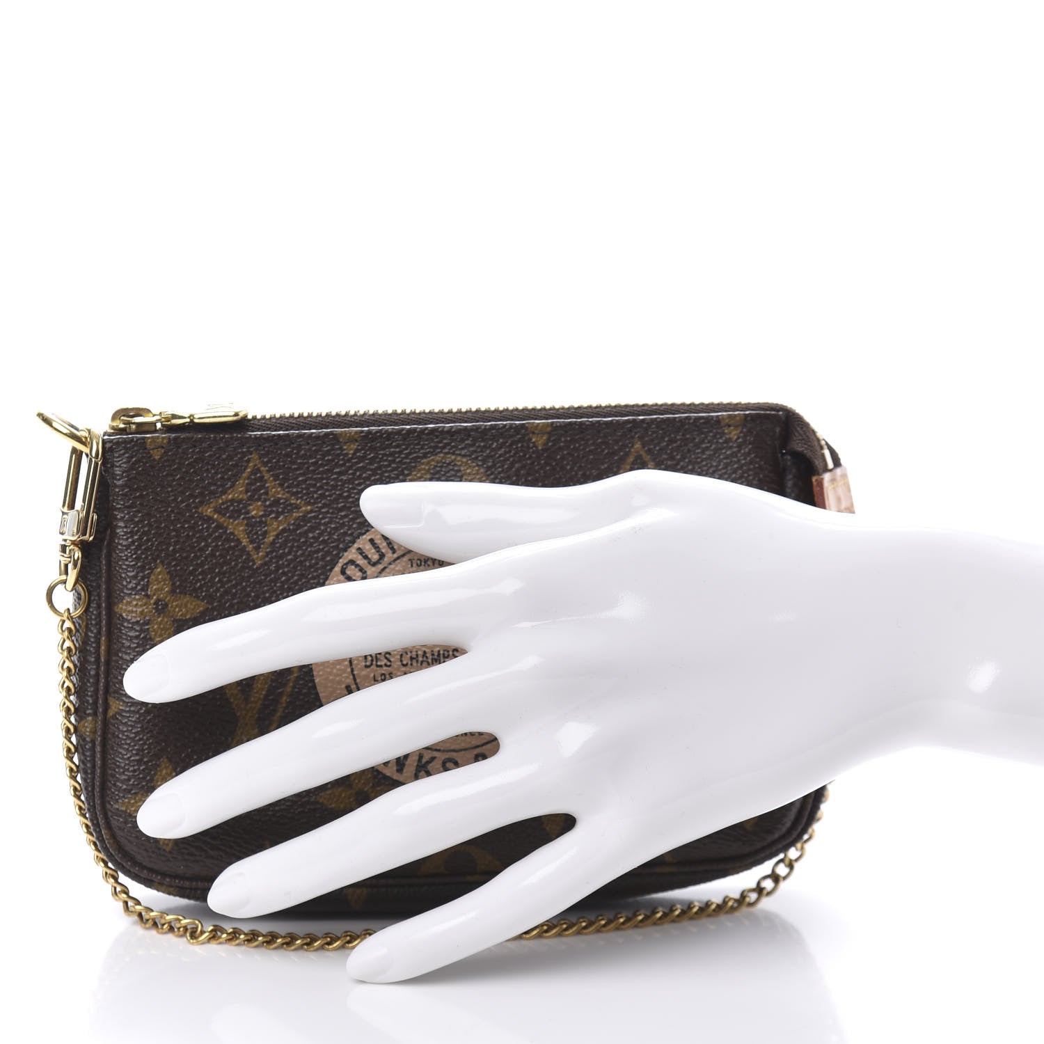 Louis Vuitton Monogram Complice Trunks and Bags Mini Pochette Accessories Beige 2 of 11