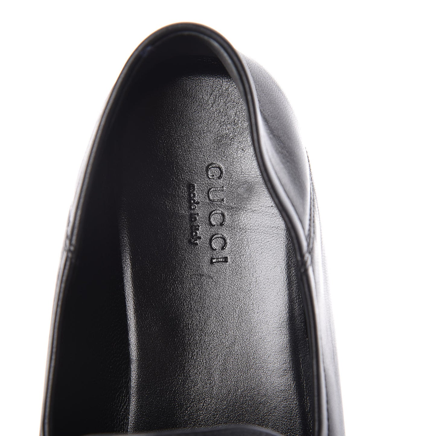 Lambskin Womens Brixton Horsebit Loafers 37.5 Black