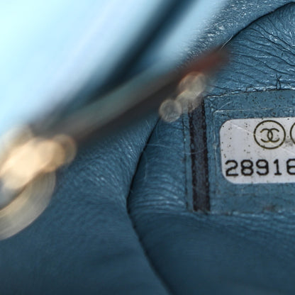 Chanel Shearling Lambskin Quilted Flap Blue 7 of 10