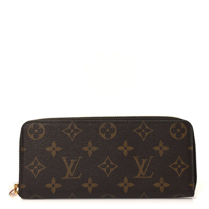 Louis Vuitton Monogram Clemence Wallet Rose Ballerine 1 of 7