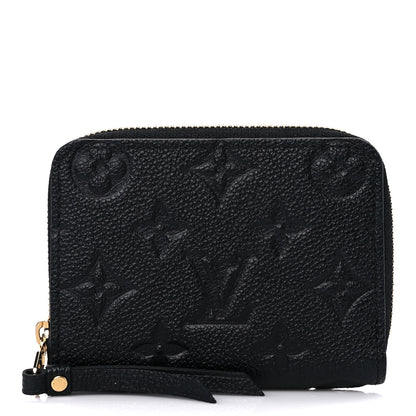 Louis Vuitton Empreinte Zippy Coin Purse Black 1 of 7