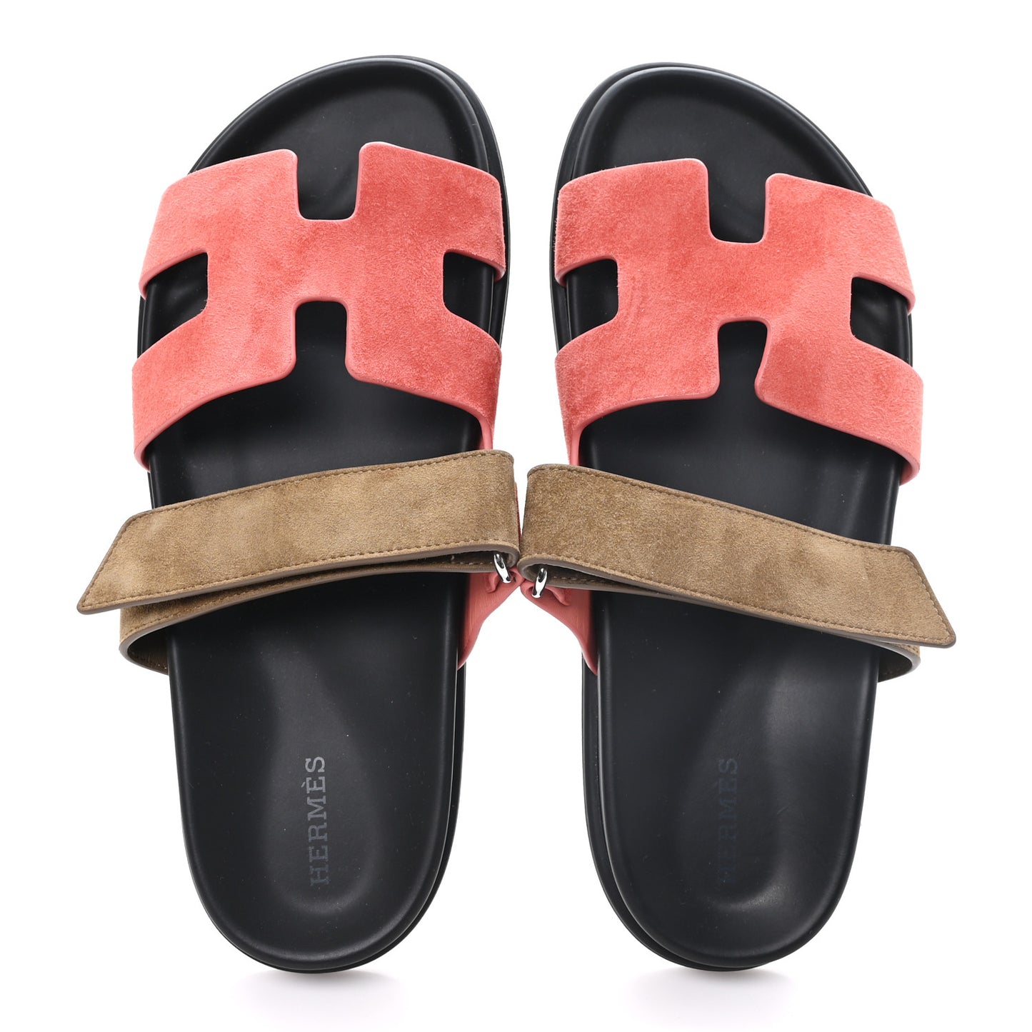 Suede Goatskin Womens Chypre Sandals 40 Rouge Tomette Terre Ambree