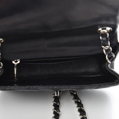 Chanel Lambskin Quilted Mini Square Flap Black 5 of 16