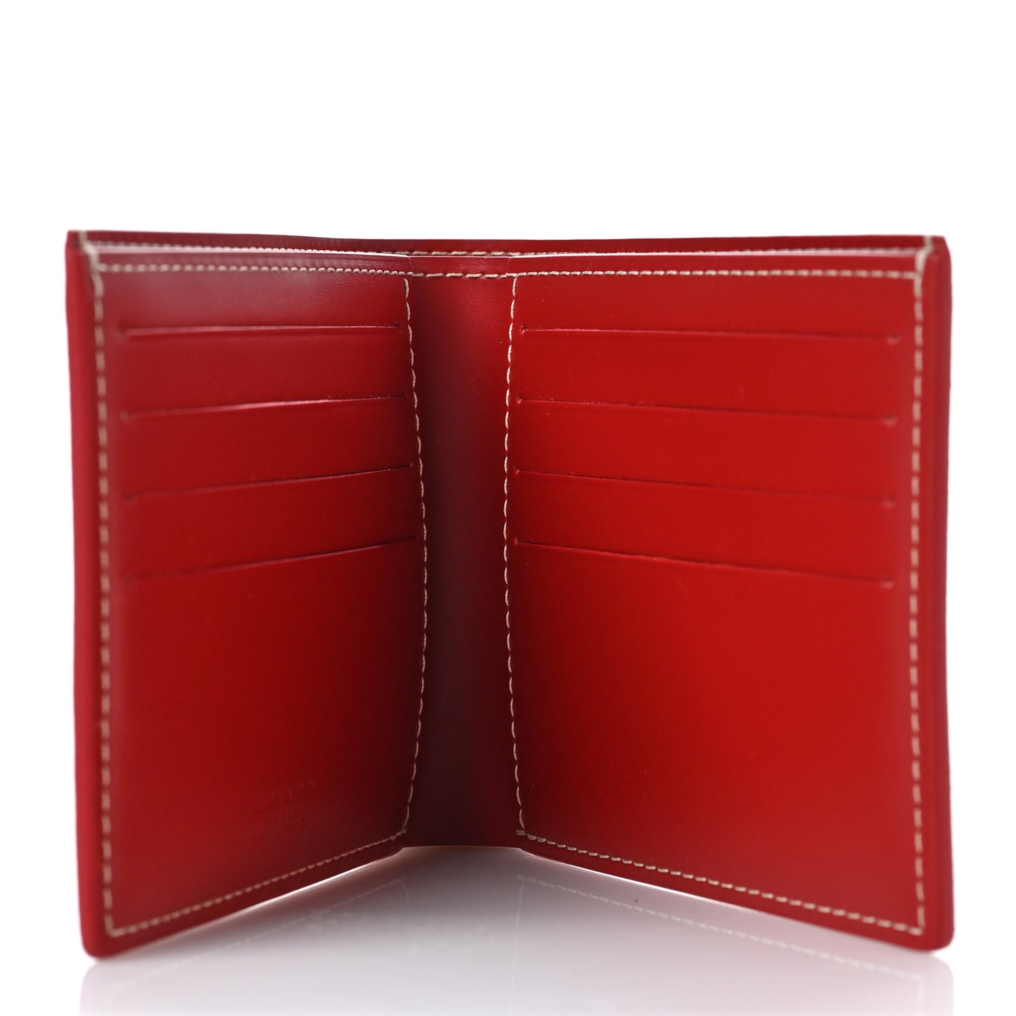 Goyardine Bi-Fold Victoire PM Wallet Red