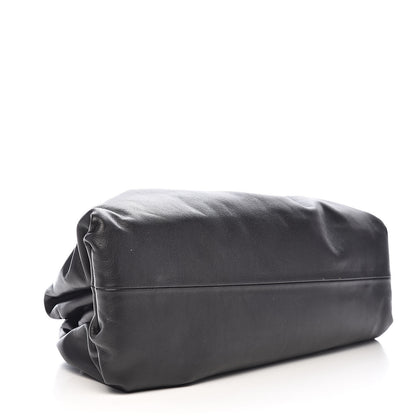 Bottega Veneta Smooth Butter Calf The Pouch Oversized Clutch Black 4 of 9