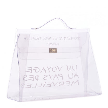 Hermes Vinyl Souvenir De L'Exposition Kelly Transparent 3 of 8