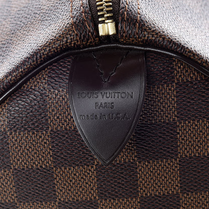 Louis Vuitton Damier Ebene Speedy 35 8 of 14