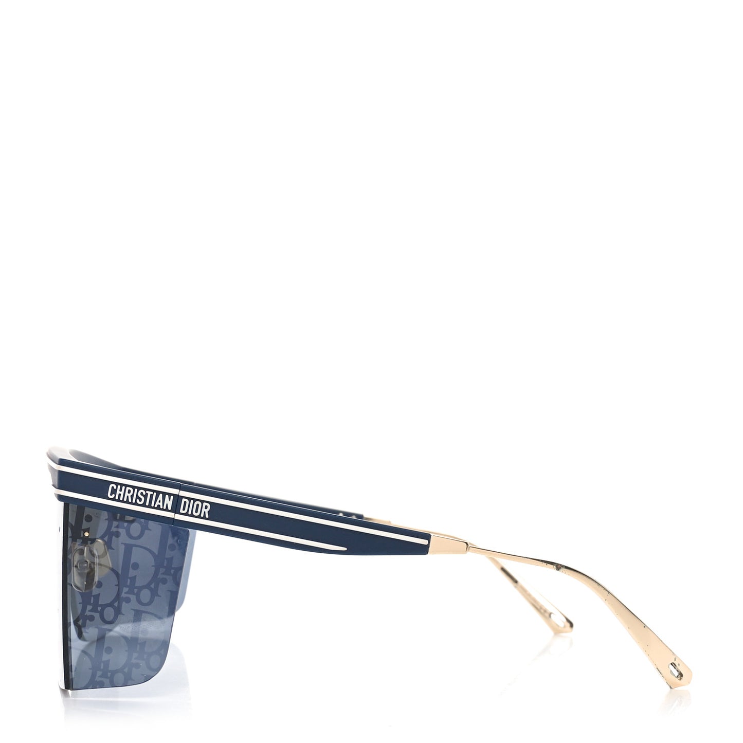 Oblique Diorclub M1U Mask Sunglasses Blue