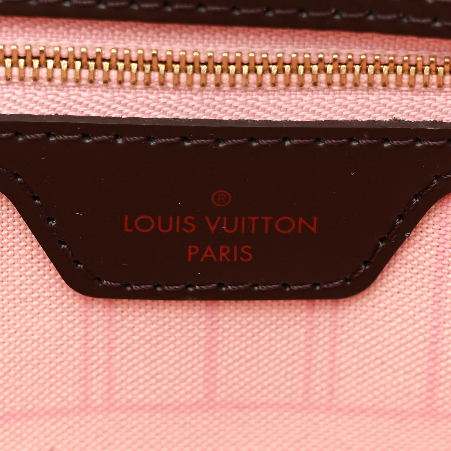 Damier Ebene Neo Neverfull MM Rose Ballerine